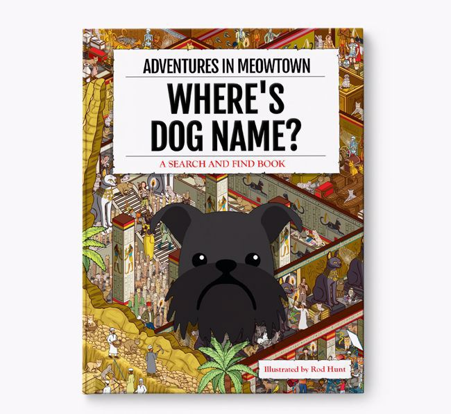 Personalised Griffon Bruxellois Book: Where's Dog Name? Volume 2